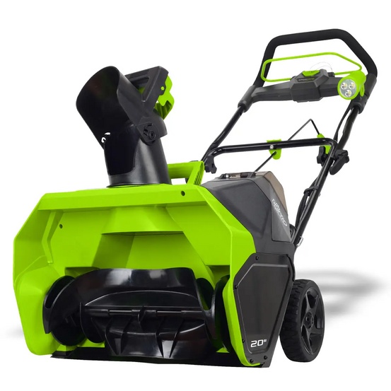 Снегоуборщик аккумуляторный Greenworks GD40ST (GD40SB) бесщеточный, 40V с АКБ 4 Ач + ЗУ 2А