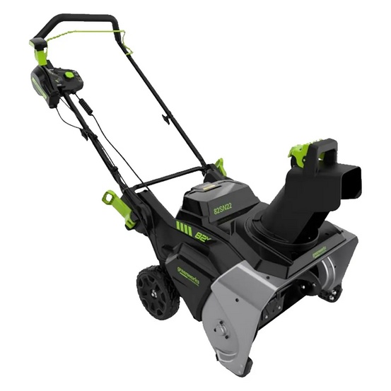 Снегоуборщик аккумуляторный Greenworks 82SN22 с АКБ 8 Ач, без ЗУ