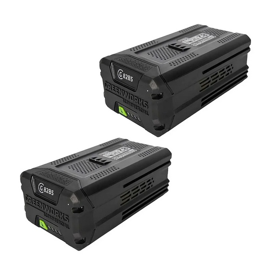 Снегоуборщик аккумуляторный Greenworks 82SN22 с АКБ 2х5 Ач + ЗУ 4А