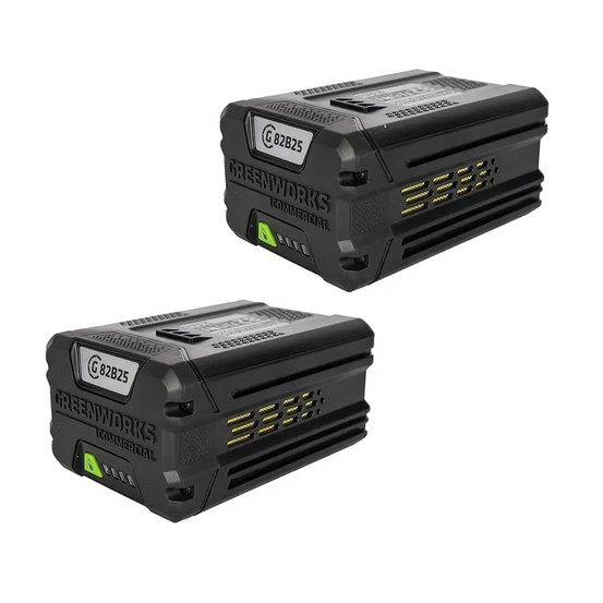 Снегоуборщик аккумуляторный Greenworks 82SN22 с АКБ 2х2,5 Ач + ЗУ 8А двойное