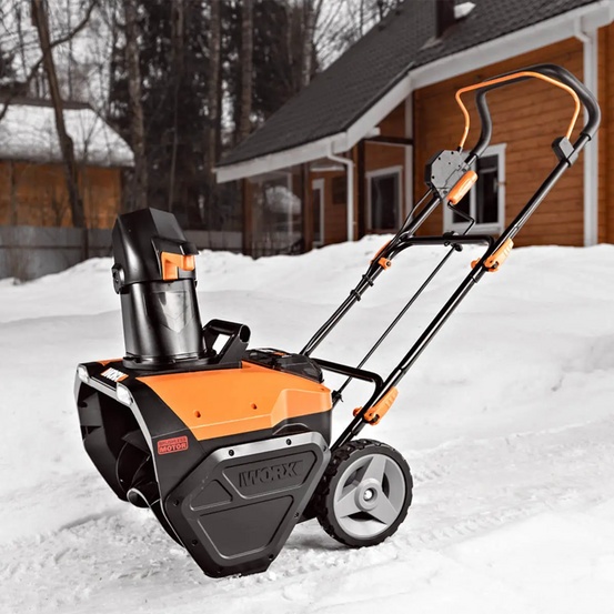 Снегоуборщик аккумуляторный WORX WG471E.9, без АКБ и ЗУ