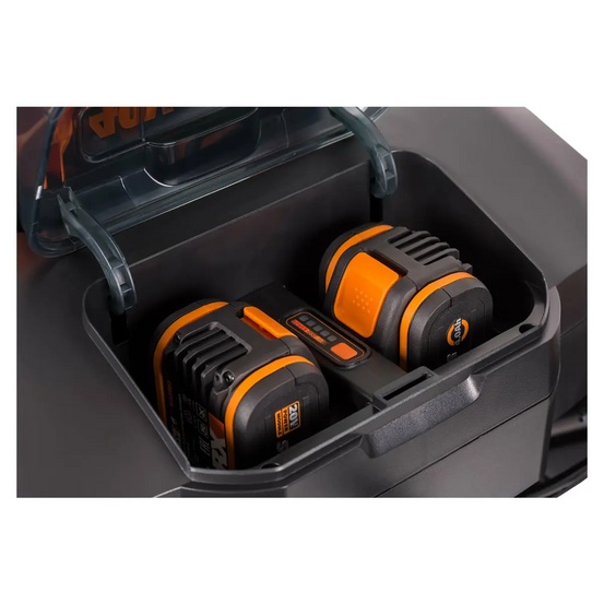 Снегоуборщик аккумуляторный WORX WG471E, с АКБ 2х4Ач + ЗУ 2А двойное