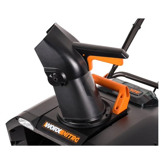 Снегоуборщик аккумуляторный WORX WG471E, с АКБ 2х4Ач + ЗУ 2А двойное