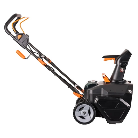 Снегоуборщик аккумуляторный WORX WG471E, с АКБ 2х4Ач + ЗУ 2А двойное