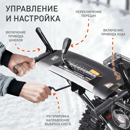 Снегоуборщик бензиновый Patriot PS 707 E