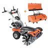 Подметальная машина Patriot S 610 P + контейнер для сбора мусора SC-100 + скребок для снега SN-100