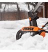 Снегоуборщик электрический WORX WG450E 1600Вт