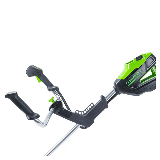 Аккумуляторный триммер Greenworks TB201H бесщеточный, 82V c АКБ 8 Ач + ЗУ 8А двойное