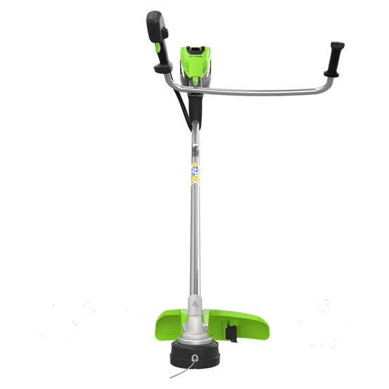 Аккумуляторный триммер Greenworks TB201H бесщеточный, 82V c АКБ 8 Ач + ЗУ 8А двойное