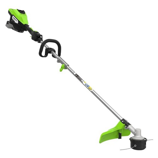 Аккумуляторный триммер Greenworks ST161S бесщеточный, 82V c АКБ 2,5 Ач + ЗУ 8А двойное