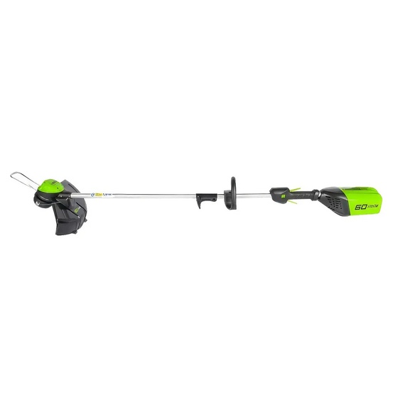 Аккумуляторный триммер Greenworks GD60LT бесщеточный, 60V с АКБ 2 Ач + ЗУ 10А двойное