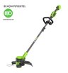 Аккумуляторный триммер Greenworks GD24LT331 бесщеточный, 24V c АКБ 4 Ач USB, без ЗУ