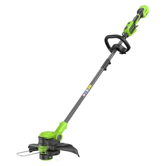 Аккумуляторный триммер Greenworks GD24LT331 бесщеточный, 24V с АКБ 2 Ач + ЗУ 2А