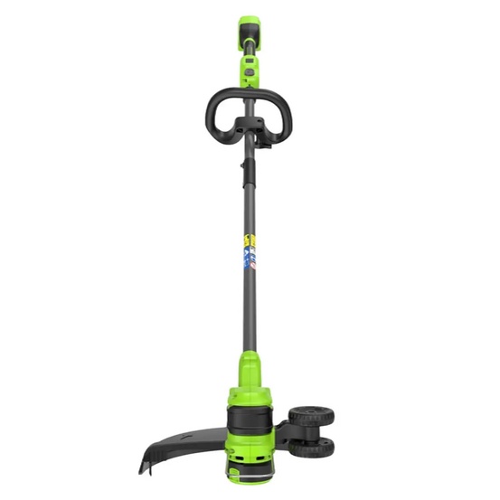 Аккумуляторный триммер Greenworks GD24LT331 бесщеточный, 24V с АКБ 2 Ач + ЗУ 2А