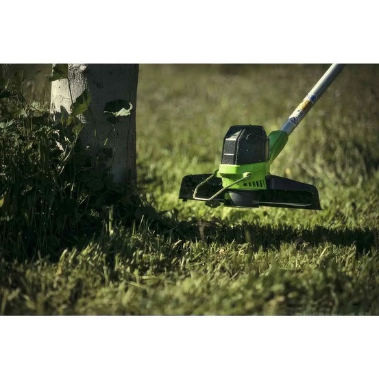 Аккумуляторный триммер Greenworks G40LT30, 40V с АКБ 2 Ач USB + ЗУ 2А