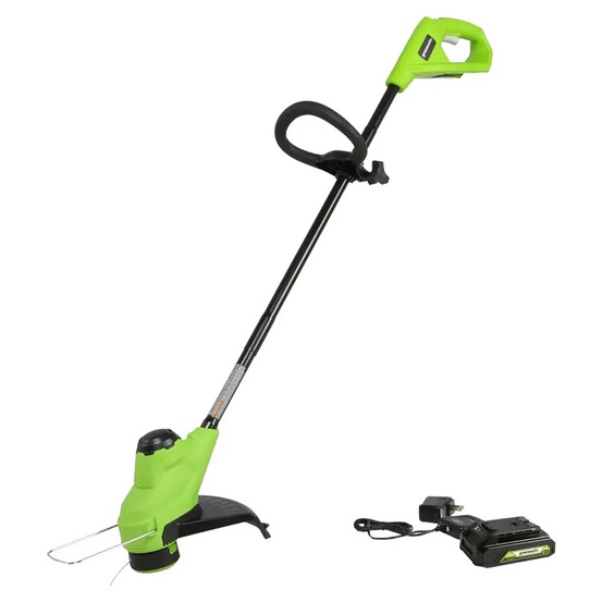 Аккумуляторный триммер Greenworks G24LT25, 24V c АКБ 2 Ач + ЗУ
