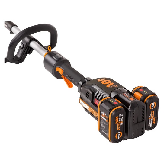 Аккумуляторный триммер WORX NITRO WG186E.1  40V, 4Ач х2, ЗУ