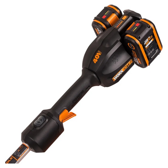 Аккумуляторный триммер WORX WG185E 40V, 4Ач х2, ЗУ