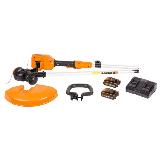 Аккумуляторный триммер WORX WG183E 40V, 2Ач х2, ЗУ