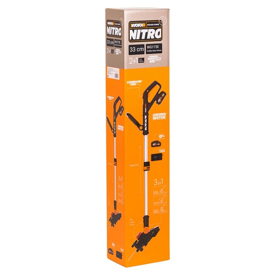 Аккумуляторный триммер WORX WG173E 20V, 4Ач х1, ЗУ