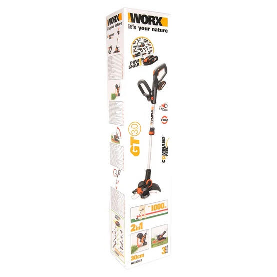 Аккумуляторный триммер WORX WG163E.2 20V, 2Ач х1, ЗУ