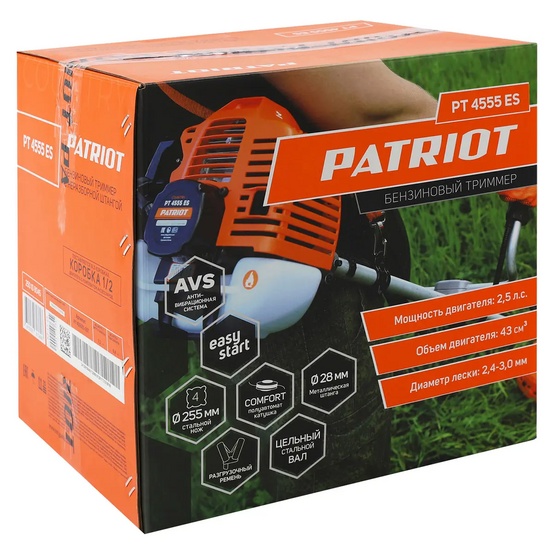 Бензиновый триммер Patriot PT 4555ES Country