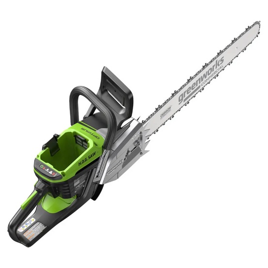 Аккумуляторная бесщеточная цепная пила Greenworks OCS800 82V (50см) 5,0 кВт без АКБ и ЗУ