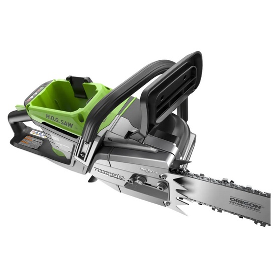 Аккумуляторная бесщеточная цепная пила Greenworks OCS800 82V (50см) 5,0 кВт без АКБ и ЗУ