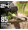 Аккумуляторная бесщеточная цепная пила Greenworks GD24CS30 24V (30см) без АКБ и ЗУ