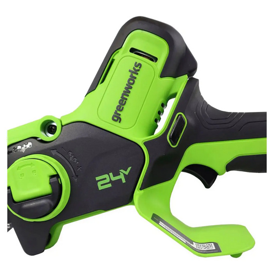Аккумуляторная бесщеточная цепная мини пила Greenworks G24MCS10 24V (10см) без АКБ и ЗУ