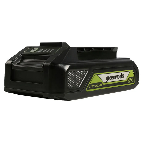 Цепная аккумуляторная пила Greenworks G24CS25K2U 24V, 25см, c АКБ 2 Ач с USB + ЗУ