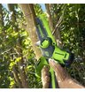 Аккумуляторная цепная пила Greenworks G24CS15 24V (15см), с АКБ 4 Ач + ЗУ