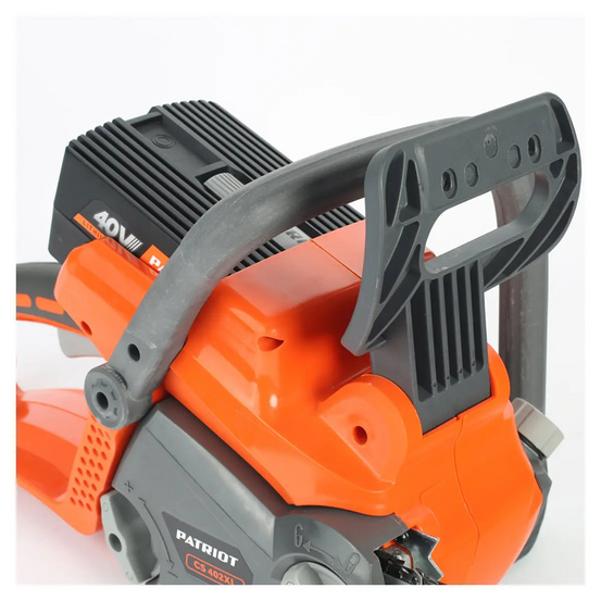 Аккумуляторная цепная пила Patriot CS 402 XL 40В, с АКБ 2.5 Ач + ЗУ