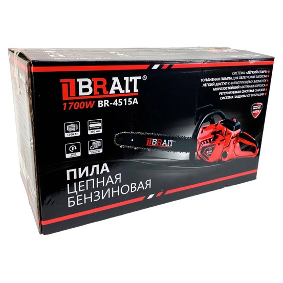 Пила цепная бензиновая BRAIT BR-4515A