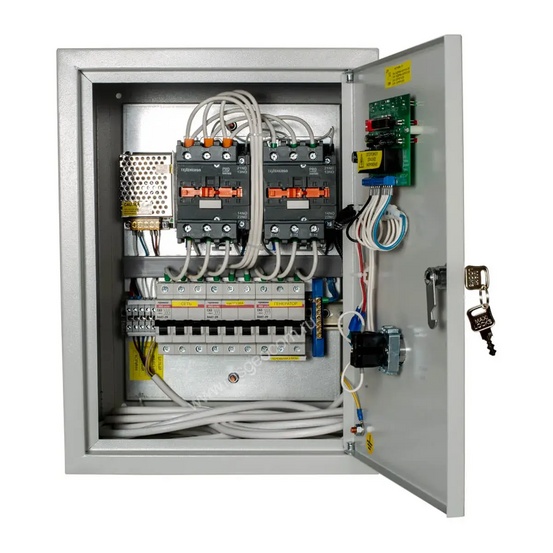 Блок автозапуска АВР-63 230/400В, 63А для однофазной/трехфазной сети (одноцилиндровый генератор)