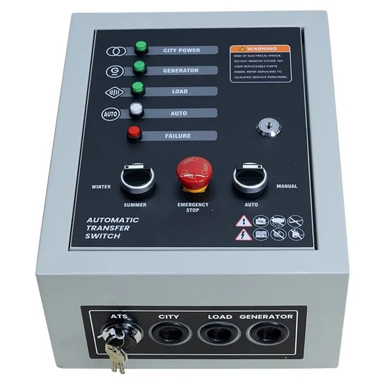 Блок автоматического ввода резерва (АВР) Dinking 1/3-фазный