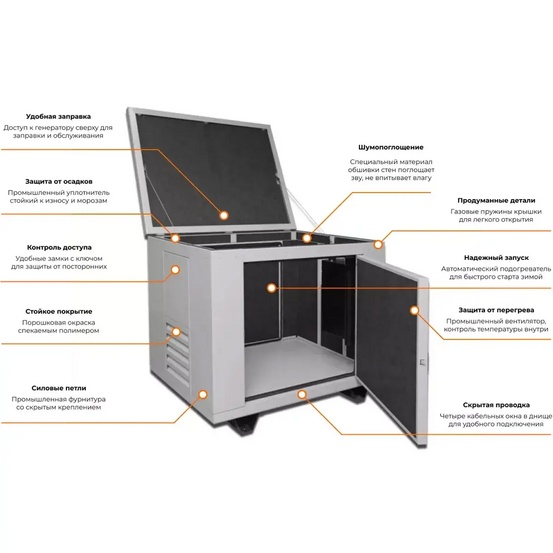 Кожух 1400-Winter зимний комплект (тихий)