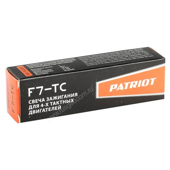 Свеча для 4-х тактных двигателей Patriot F7TC