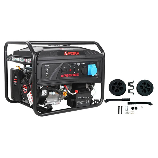 Бензиновый генератор A-iPower Lite AP6500E + транспортировочный комплект A-iPower S