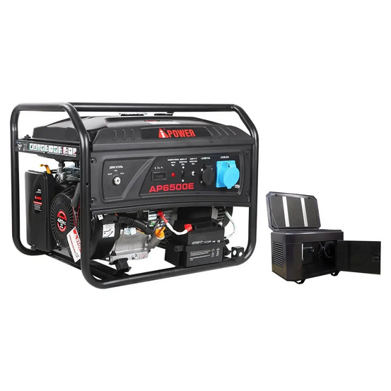 Бензиновый генератор A-iPower Lite AP6500E + кожух для генератора 1200-Optimal (тихий)