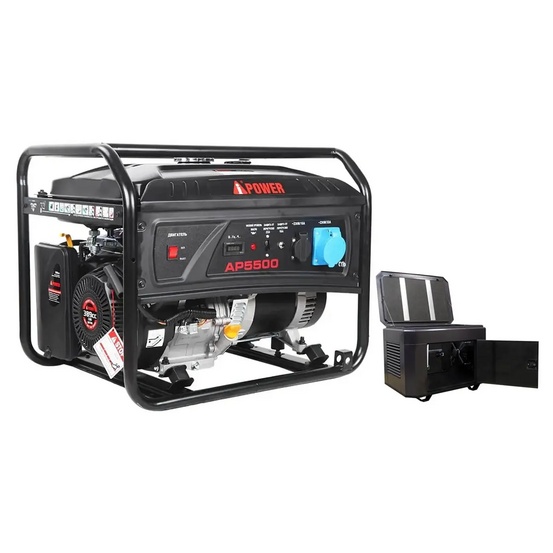 Бензиновый генератор A-iPower Lite AP5500 + кожух для генератора 1200-Optimal (тихий)