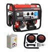 Бензиновый генератор A-iPower A7500EA + блок автозапуска A-iPower 400 В, 25 А + транспортировочный комплект A-iPower L