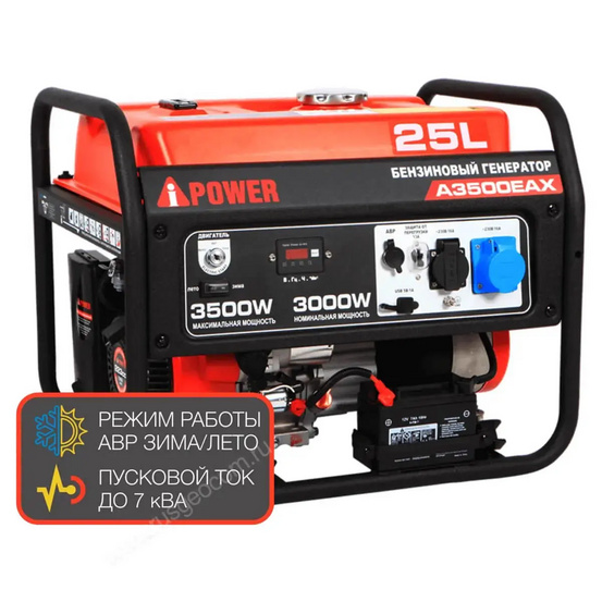 Бензиновый генератор A-iPower A3500EAX  + транспортировочный комплект A-iPower A