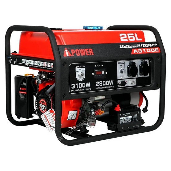 Бензиновый генератор A-iPower A3100E + транспортировочный комплект A-iPower A