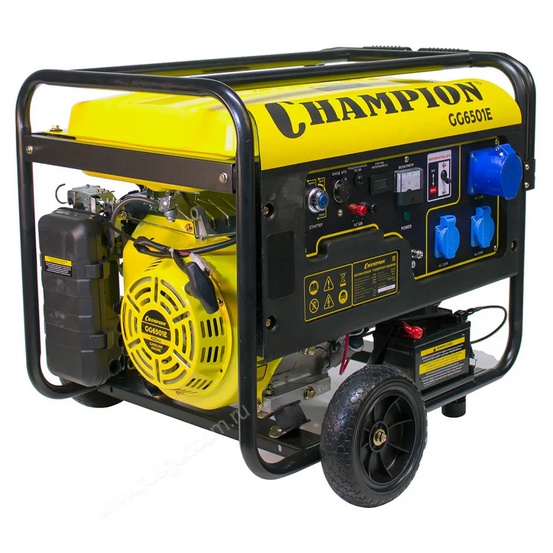 Бензиновый генератор Champion GG6501E+ATS