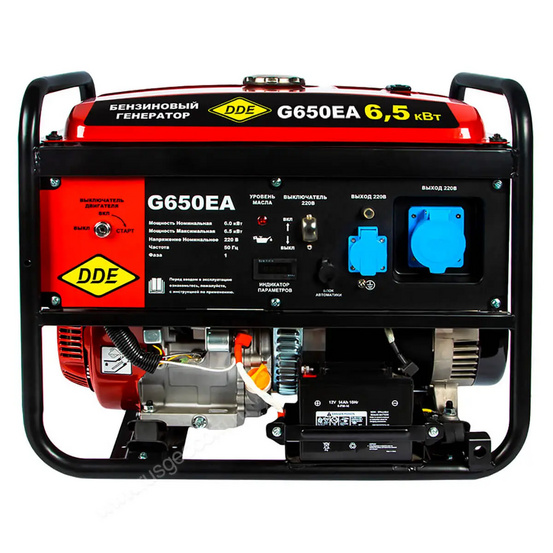 Бензиновый генератор DDE G650EA