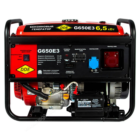 Бензиновый генератор DDE G650E3