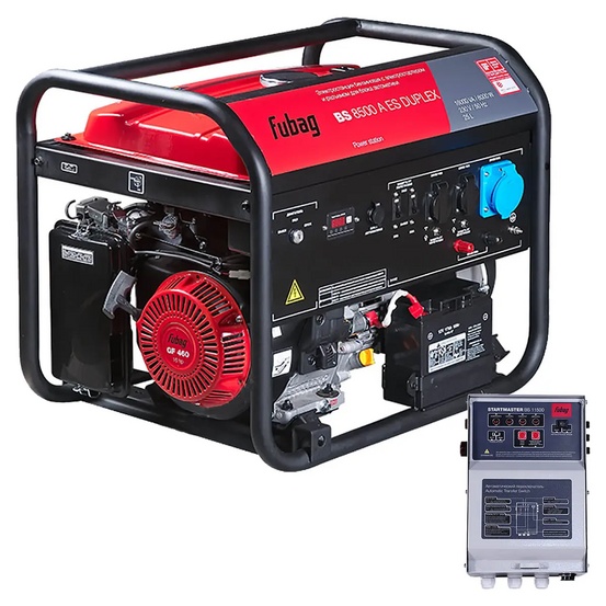Бензиновый генератор FUBAG BS 8500 A ES DUPLEX