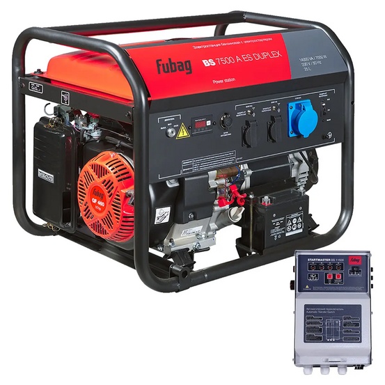 Бензиновый генератор FUBAG BS 7500 A ES DUPLEX