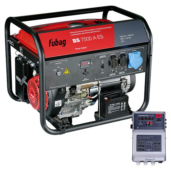 Бензиновый генератор FUBAG BS 7500 A ES